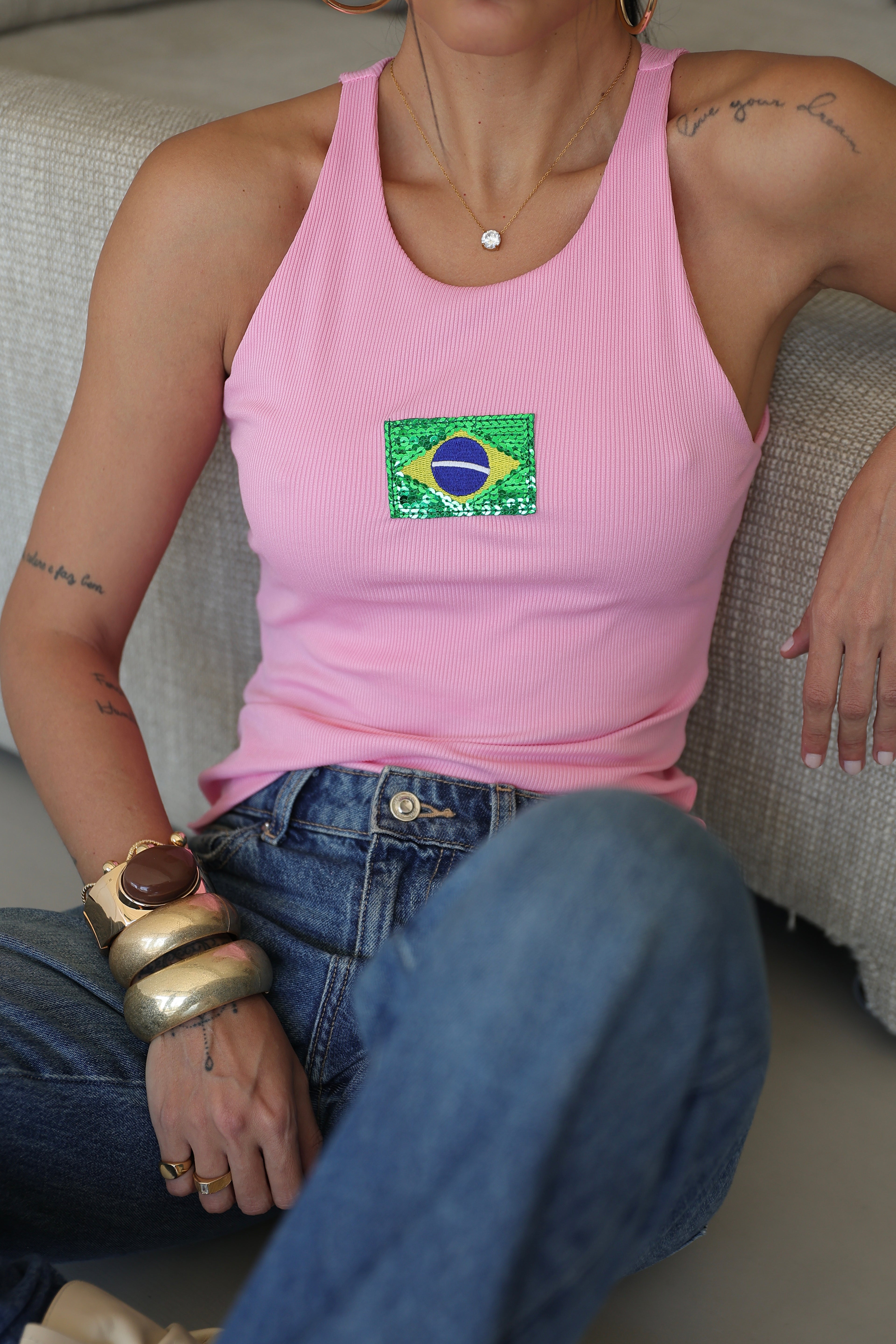REGATA RIBANA BRASIL | ROSA