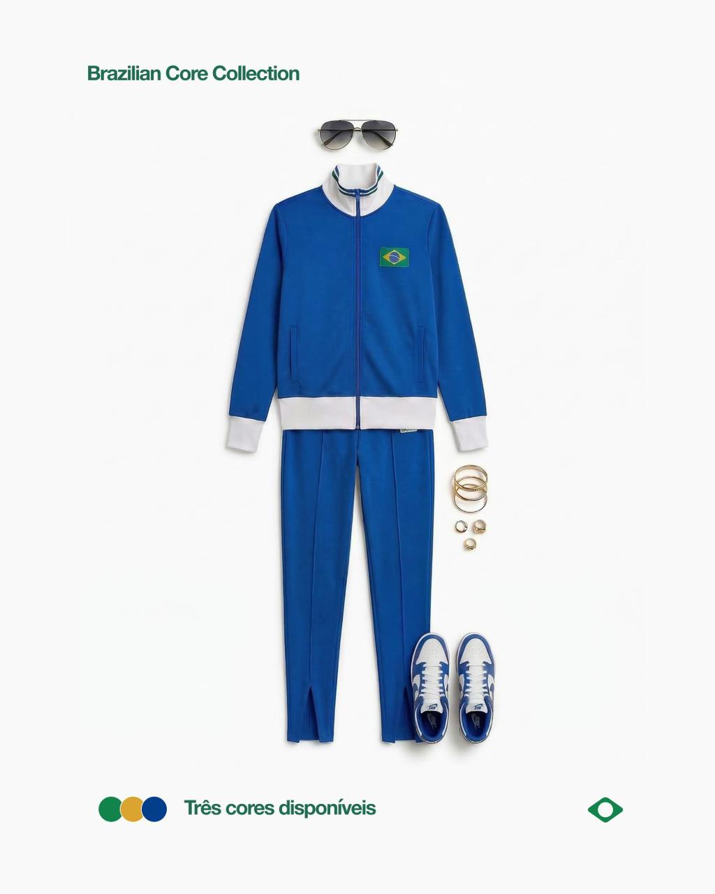 Conjunto Jaqueta Brasil