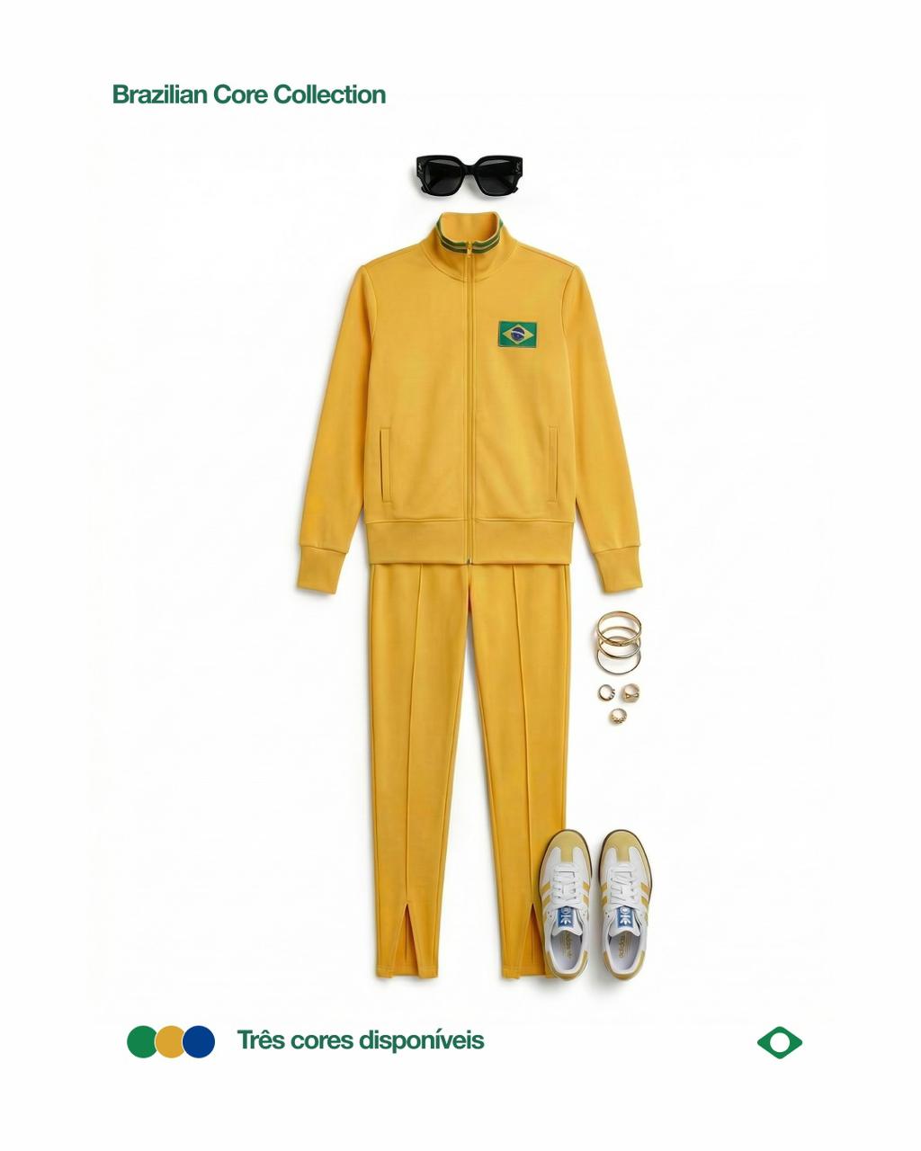 Conjunto Jaqueta Brasil