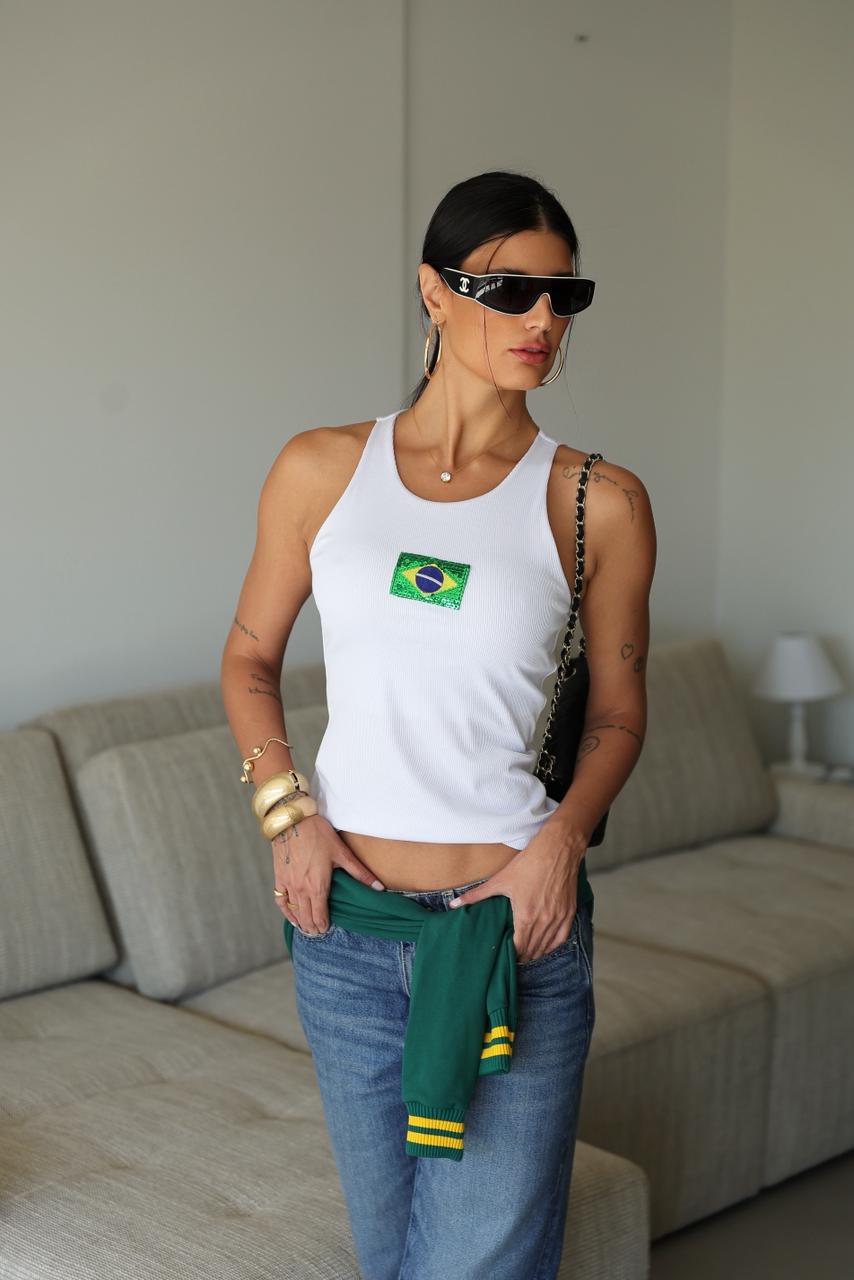 REGATA RIBANA BRASIL | BRANCA