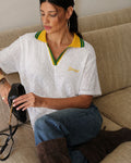 Blusa Brazilian | Branca com Verde e Amarelo