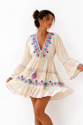Vestido Curto Veneza Bordado | Boho