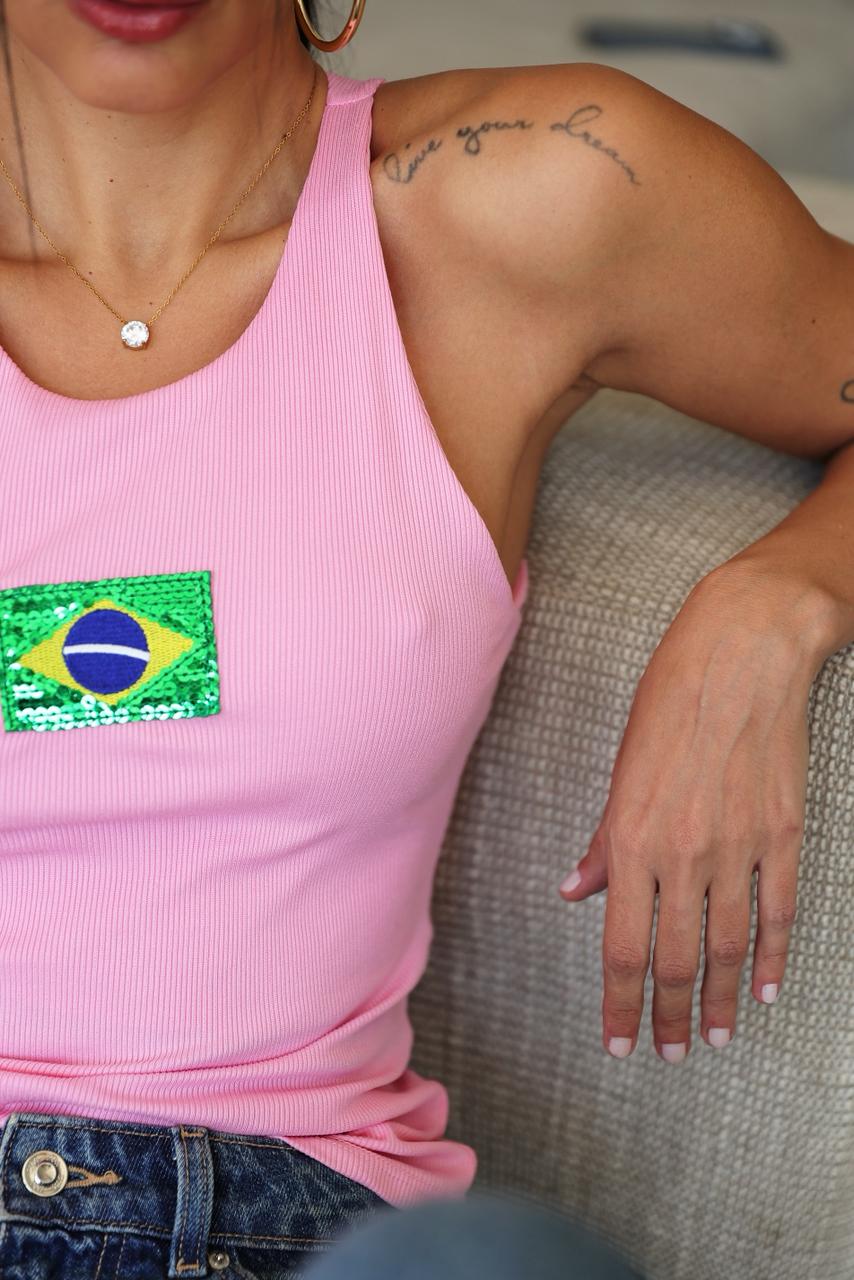 REGATA RIBANA BRASIL | ROSA