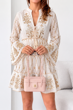 Vestido Veneza  Curto Bordado